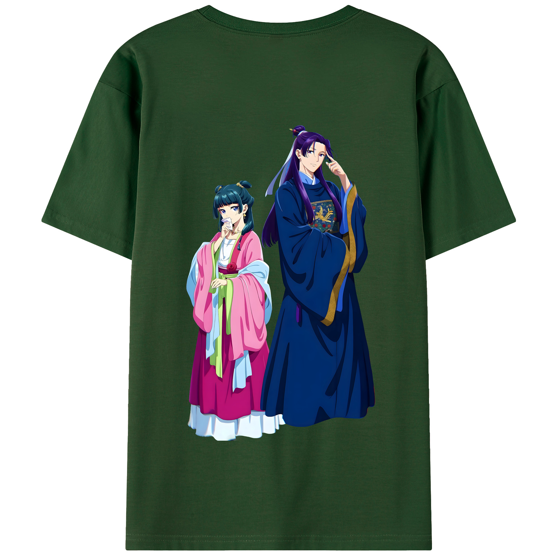 （画像用） 薬屋のひとりごと The Apothecary Diaries 綿100％半袖Tシャツ（背面プリント）